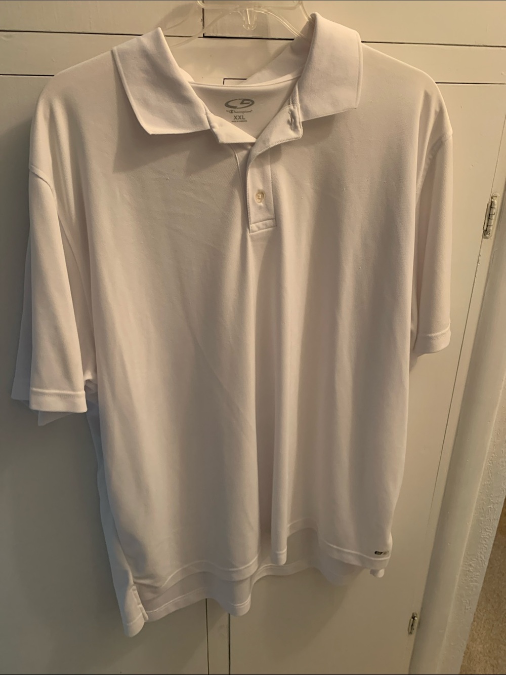 Men's Classic White Polo Shirt - Lightweight Everyday Polo